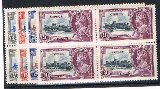 Image of Cyprus SG 144/7 LMM British Commonwealth Stamp